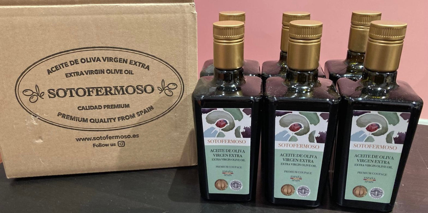 Caja de 6 botellas de Aceite de Oliva Virgen Extra Sotofermoso